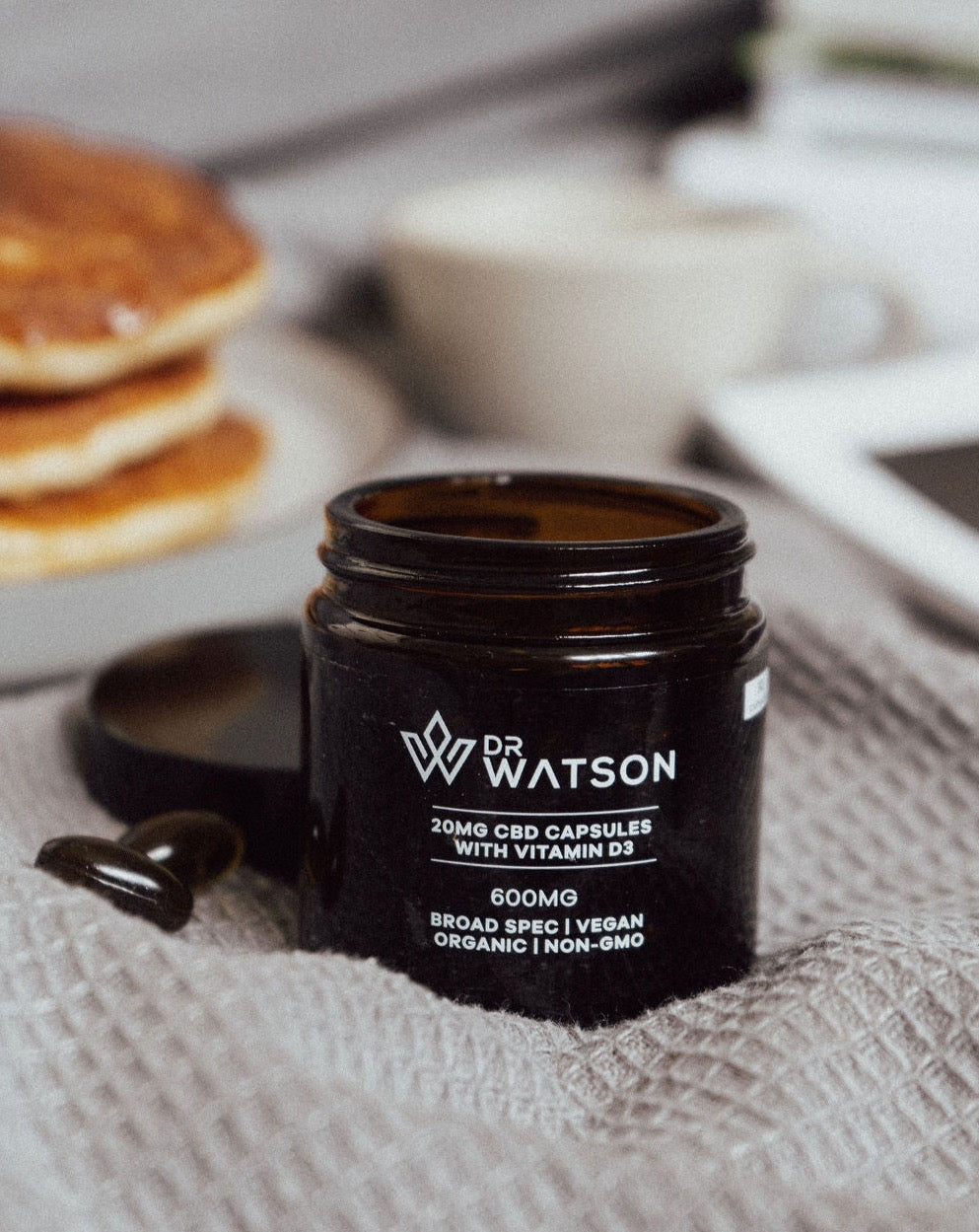 CBD Capsules by dr watson broad spectrum vegan friendly