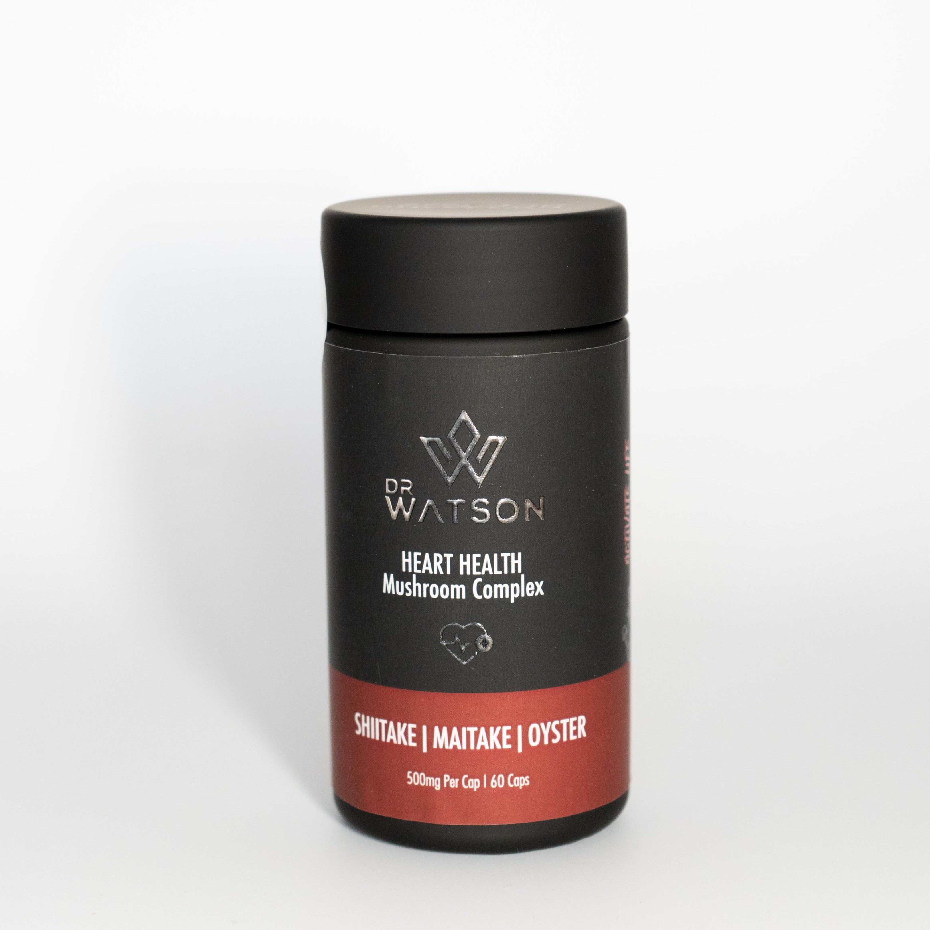 Heart Health Mushroom Complex by Dr Watson - Shiitake, Maitake, Oyster Mushrooms