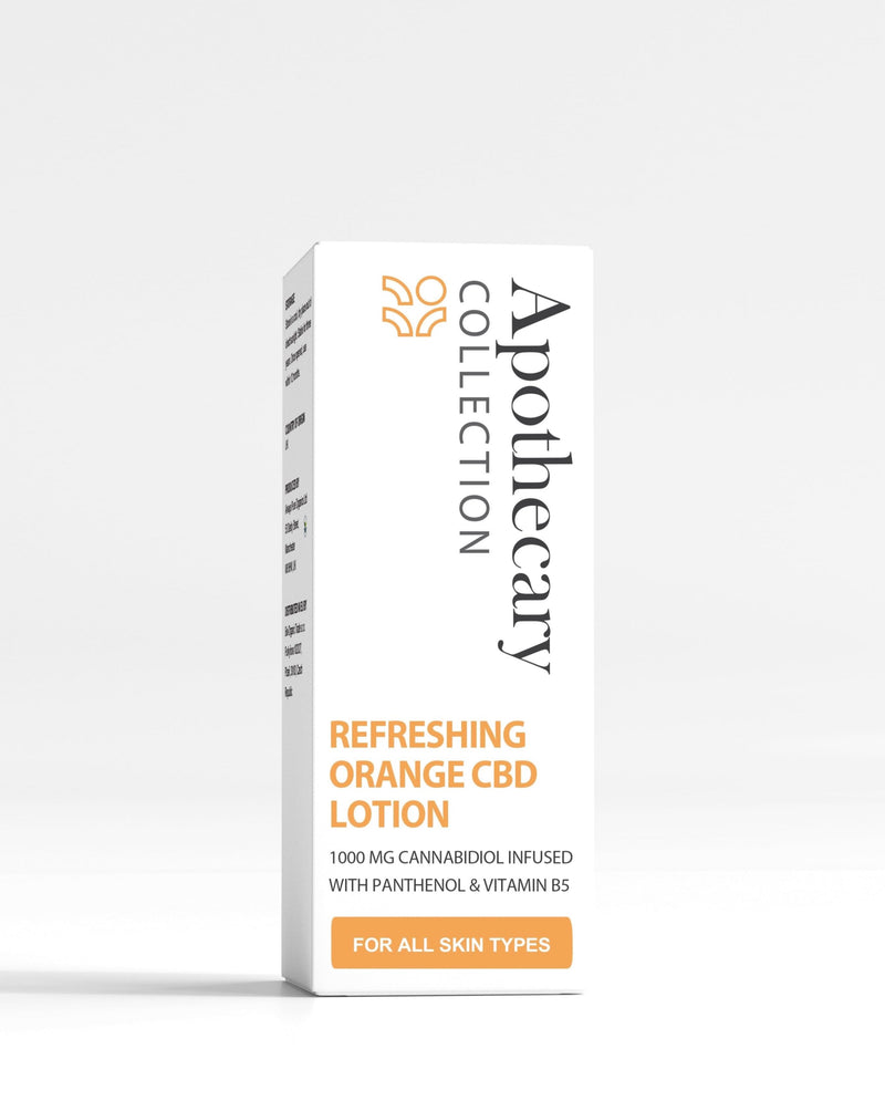 Apothecary CBD Skincare Collection Blood Orange lotion