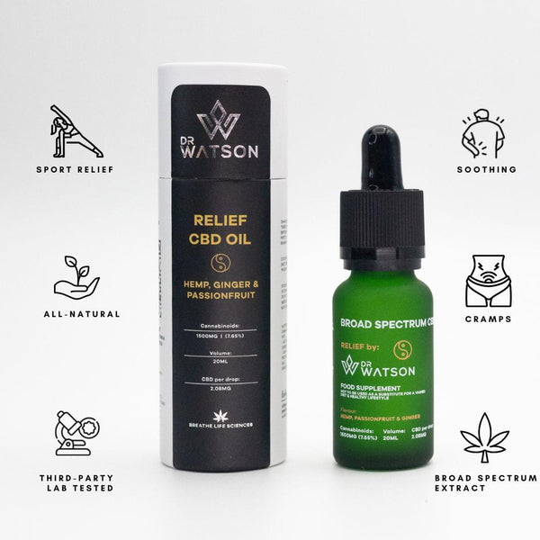 CBD Oil | 1500mg RELIEF Passionfruit & Ginger