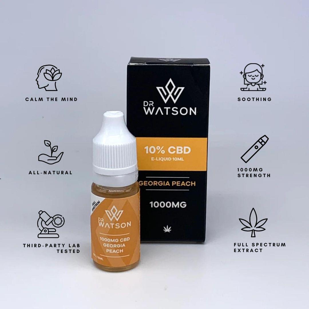 Georgia Peach E-liquid | 1000mg Full Spectrum