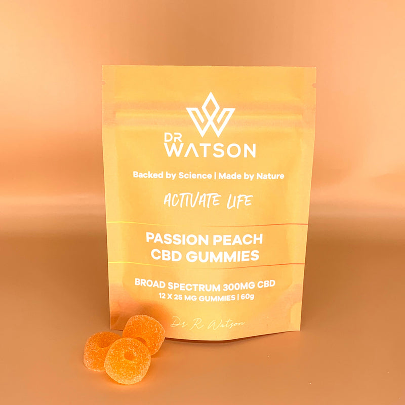 Natürliche Hanf-CBD-Gummis von Dr. Watson