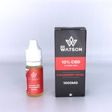 Dr Watson Strawberry Diesel CBD Vape Liquid. Full Spectrum with Terpenes