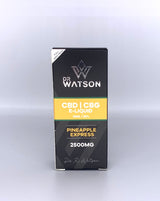 Dr Watson 2500mg Pineapple Express CBD Vape Liquid UK. CBG CBD Terpenes